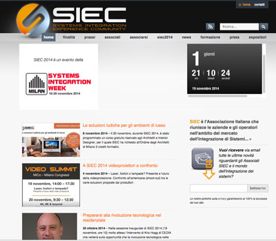 “SIEC 2014”, la mostra convegno del mercato dei sistemi integrati