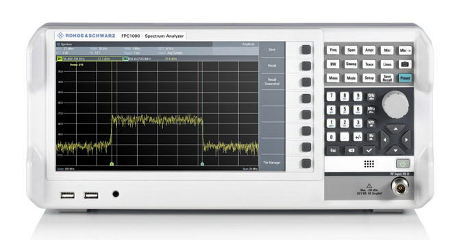 Il nuovo analizzatore di spettro Rohde & Schwarz FPC1000