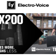 Controllo remoto sui diffusori Electro-Voice Serie ELX200