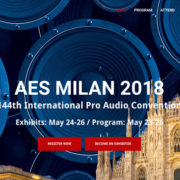 AES e il principale evento europeo audio dell’anno