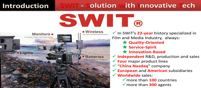 Le novità 2018 di SWIT distribuite da Adcom