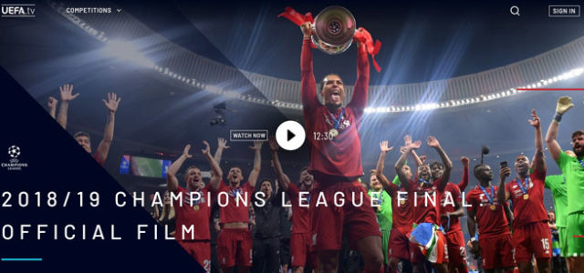 La Uefa lancia la sua tv