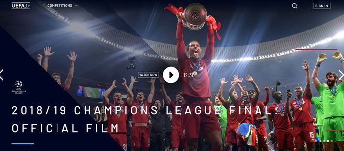 La Uefa lancia la sua tv