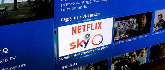 Sky e Netflix insieme su Sky Q