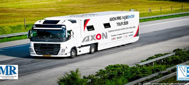 L’OB van Axon porta le tecnologie in tour per l’Europa, in Italia il 16 marzo