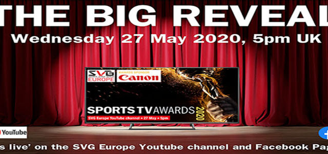 SVG Europe Sports TV Awards, premiazione il 27 maggio 2020