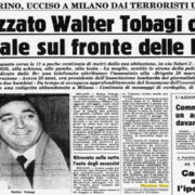 28 maggio 1980, 40 anni fa l'omicidio di Walter Tobagi
