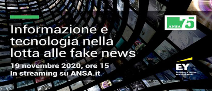 Le fake news e il Covid, il 19 novembre convegno Ansa